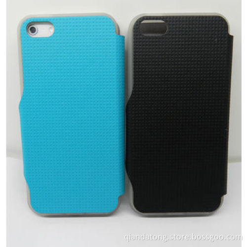 PU Leather Cases/Foldable Covers for iPhone 5/5S, Newest, Comes in Various Colors